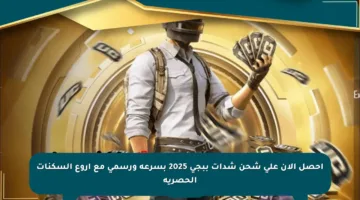 احصل الآن على شحن شدات ببجي 2025 بسرعة ورسمي مع أروع السكنات الحصرية